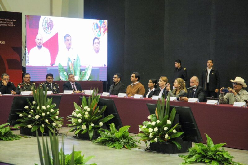 Participó Alcalde Carlos Peña Ortiz con el Gobernador Américo Villarreal Anaya en Consejo Estatal de Seguridad Pública