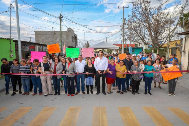 Más colonias de Reynosa reciben pavimentaciones del Gobierno del Alcalde Carlos Peña Ortiz