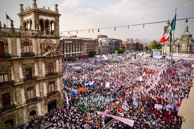 Sheinbaum: es mi obligación llevar al país por una senda de paz y libertades