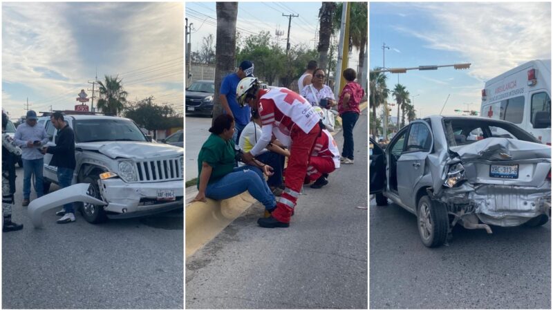 Conductor ebrio provoca accidente con heridos en Ciudad Victoria