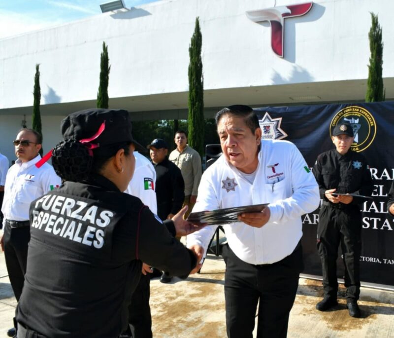 Recibe Guardia Estatal a nuevos elementos de Fuerzas Especiales