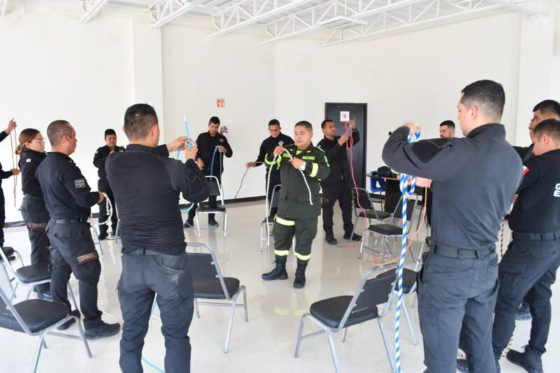 Continúa Guardia Estatal preparación para atender diferentes emergencias