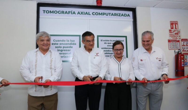 Entrega Américo tomógrafo al Hospital Infantil de Tamaulipas