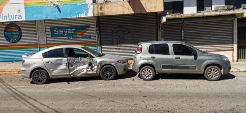 Accidente de tráfico en zona centro: varios vehículos involucrados