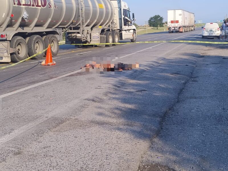 Trágico Accidente: Mujer Indigente Muere Arrollada en Carretera