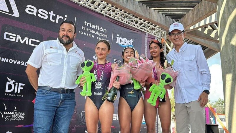 Puebla y Ciudad de México lograron la victoria en el triatlón de Tamaulipas