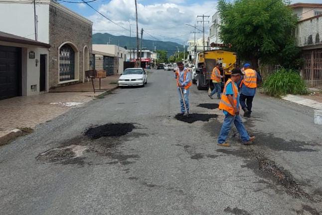 Llega programa de bacheo a seis colonias más de Victoria