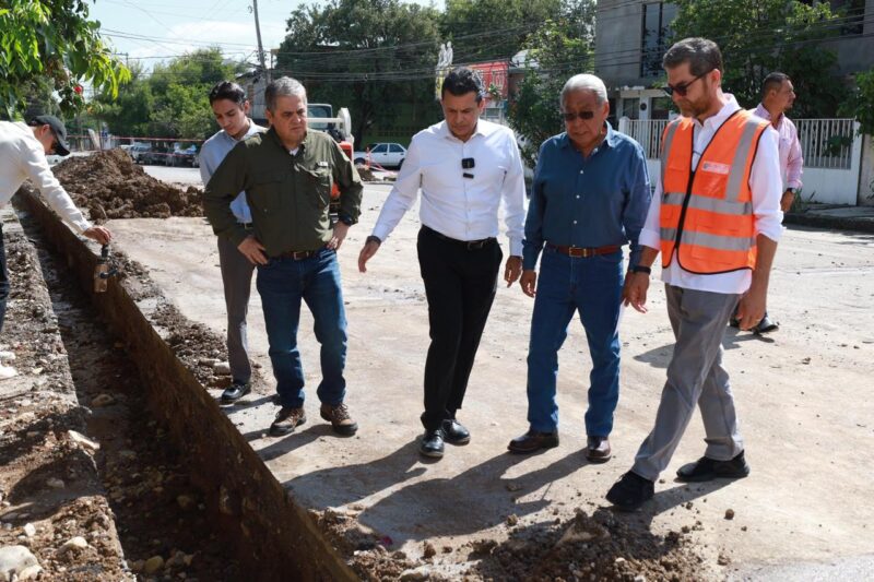 Supervisa Lalo Gattás obra hidráulica en la M. Alemán