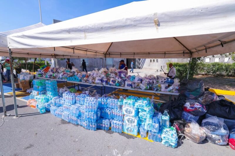 Reynosenses reciben donativo enviado por Nataly García Díaz