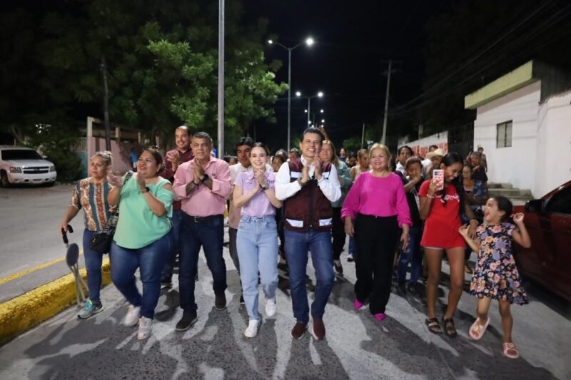 Moderniza Municipio red de alumbrado en la Simón Torres