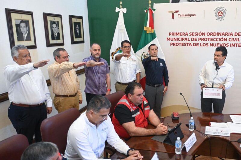 Toma protesta Consejo de Protección Civil en Victoria