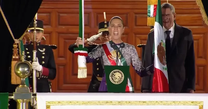Claudia Sheinbaum encabeza el primer Grito de Independencia de una mujer presidenta en México