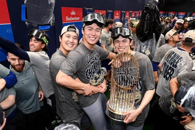 Euforia mundial por el bicampeonato de los Dodgers