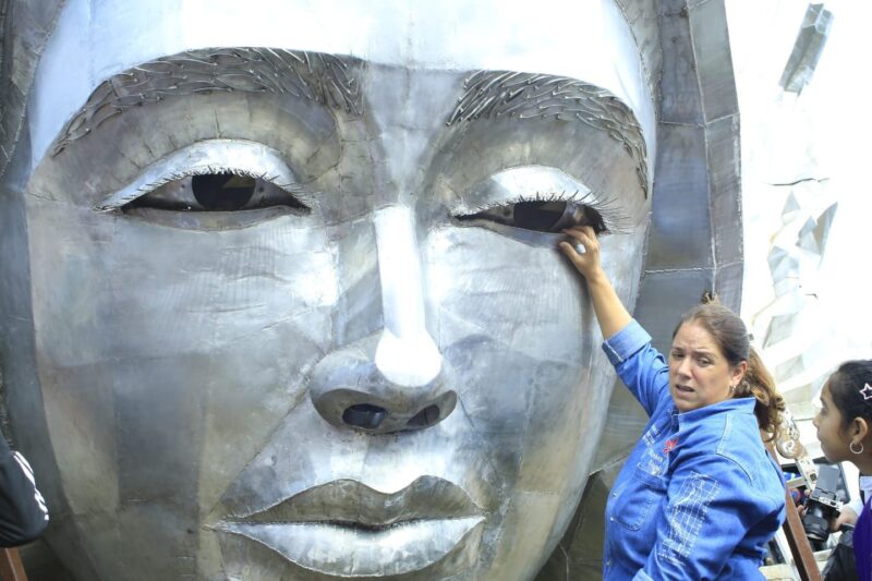 Hidalgo alista inauguración de la monumental Virgen de la Misericordia