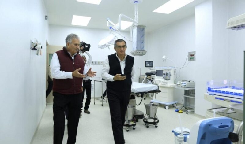 Supervisa Américo Villarreal avance y equipamiento del nuevo Hospital General de Ciudad Madero