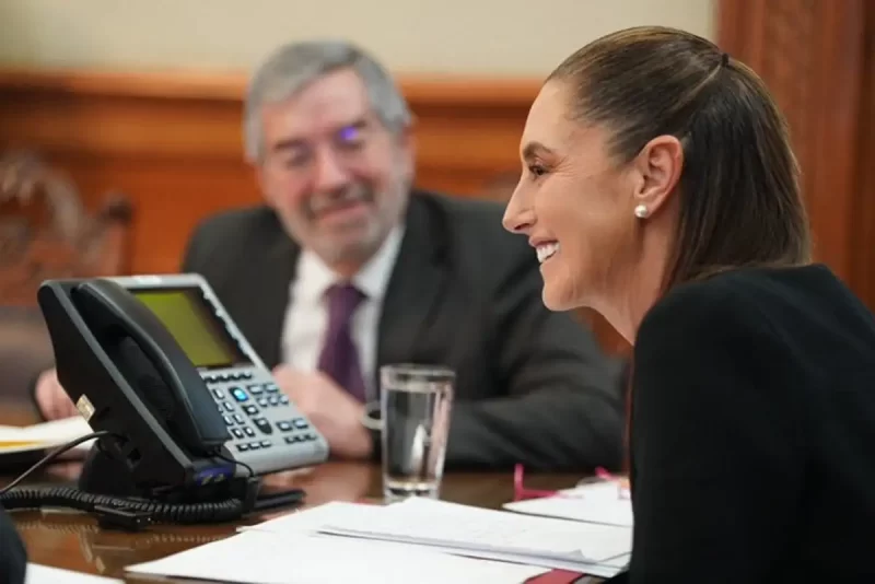 Sheinbaum destaca avances en seguridad y diálogo comercial tras llamada con Trump