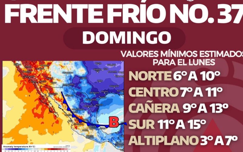 Aire ártico y “Norte” azotarán Tamaulipas