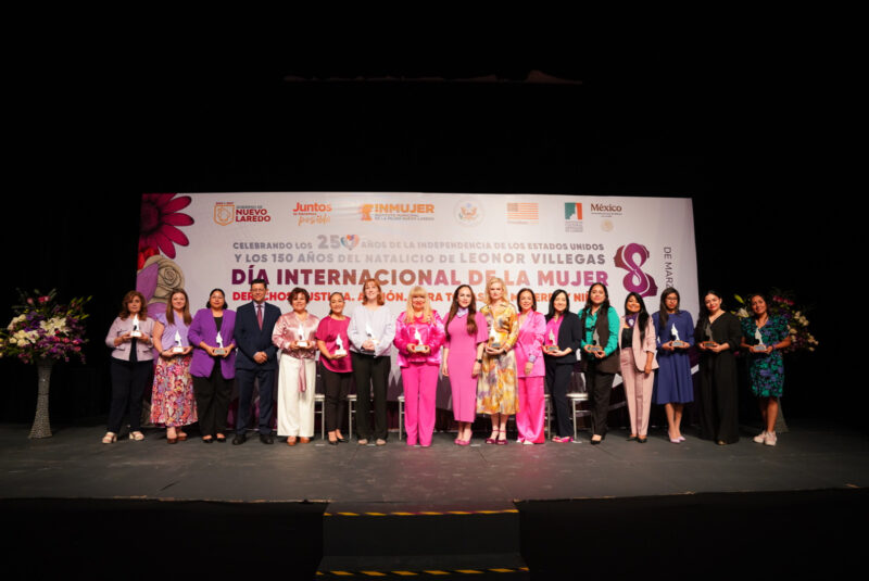 GOBIERNO MUNICIPAL RECONOCE A MUJERES QUE TRANSFORMAN LA COMUNIDAD DE LOS DOS LAREDOS CON GALARDÓN LEONOR VILLEGAS 2026