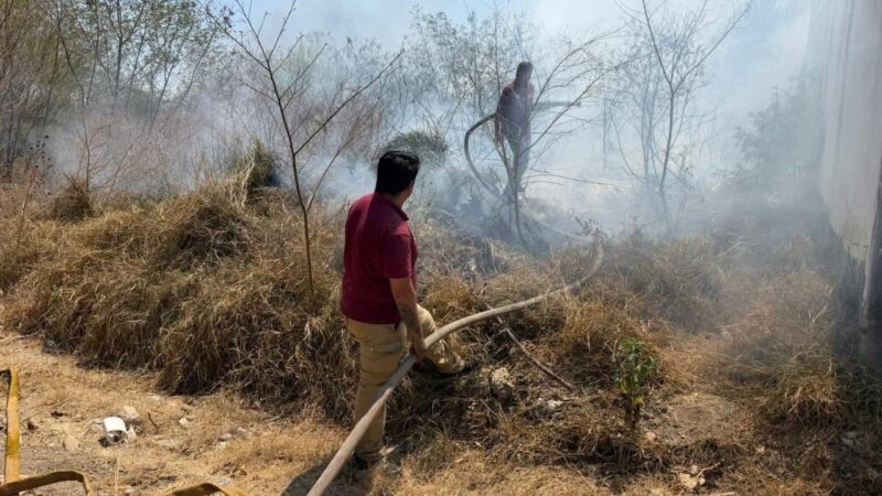 Bomberos atienden múltiples incendios de pastizal