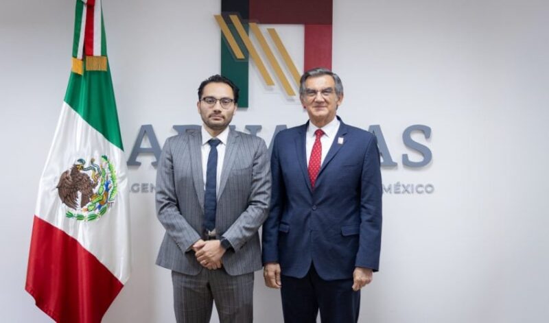 Se reúne Américo con nuevo titular de Aduanas; impulsa proyectos estratégicos en Tamaulipas