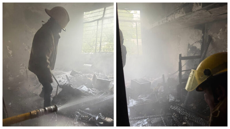 Incendio en vivienda del centro moviliza a Bomberos; no hubo lesionados