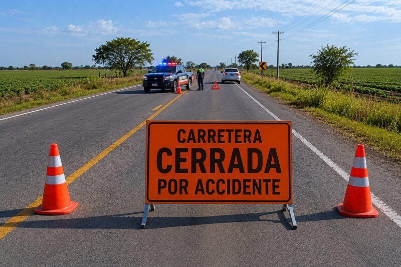 Accidente afecta circulación en la Victoria-Monterrey
