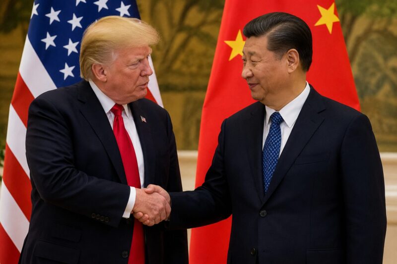 Trump y Xi exhiben diferencias en reunión en Pekín