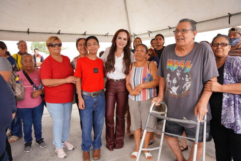 ENTREGA ALCALDESA CARMEN LILIA CANTUROSAS OBRAS DE INFRAESTRUCTURA HÍDRICA Y URBANA AL SUR DE NUEVO LAREDO