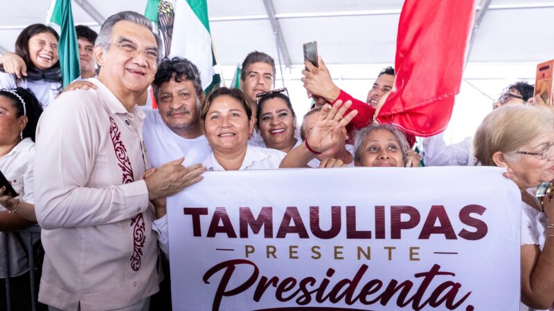 Tamaulipas se suma a jornada de respaldo a Sheinbaum