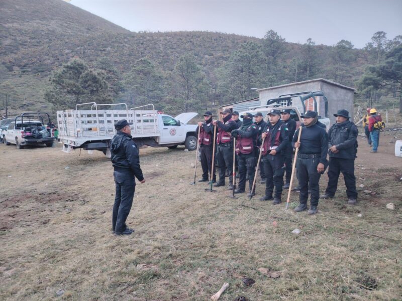 Avanza 85% control de incendio forestal en Miquihuana