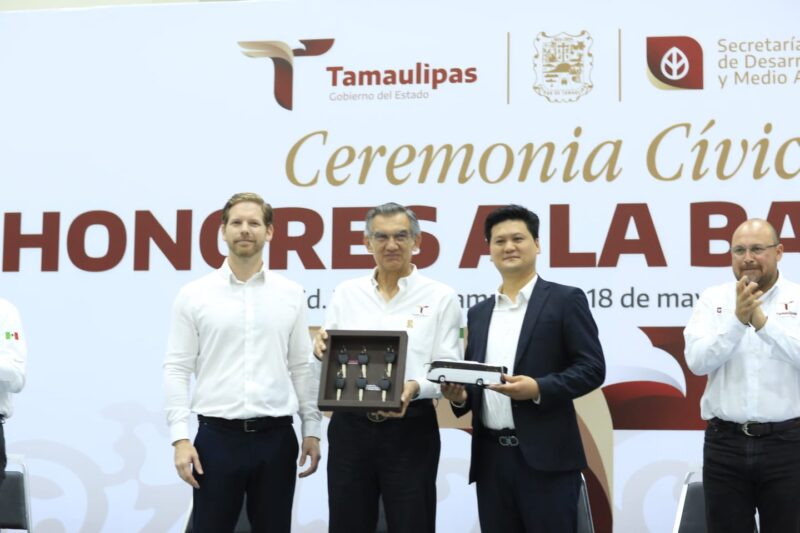 Pone en marcha Américo histórica modernización del transporte público en Tamaulipas