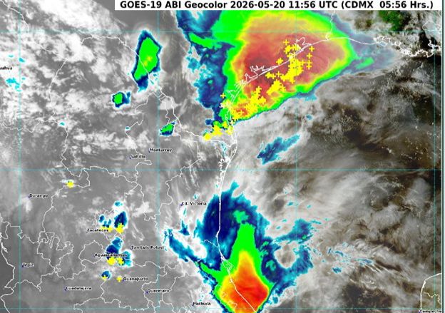 SMN alerta por lluvias y fuertes vientos en Tamaulipas