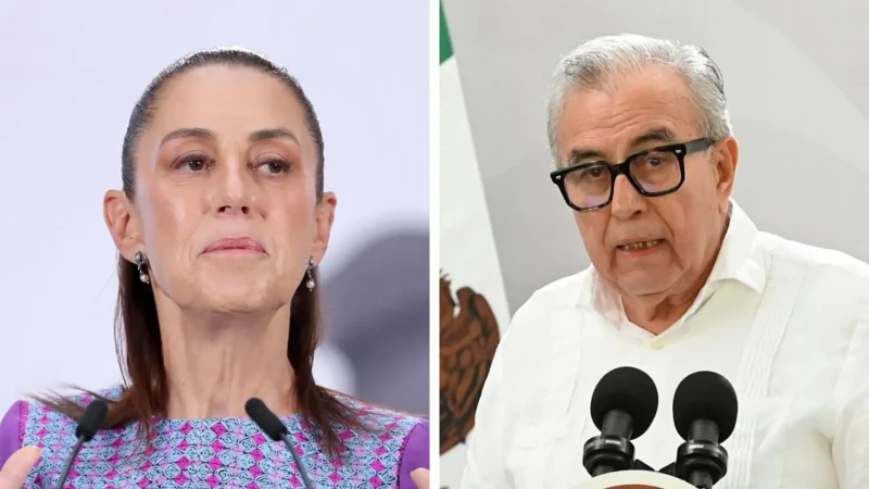 Sheinbaum exige pruebas contra Rocha Moya