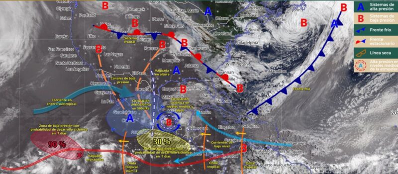 Lluvias, granizo y fuertes vientos amenazan a Tamaulipas